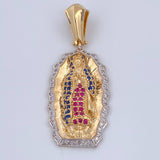 Dije Virgen de Guadalupe 5.4gr / 3.7cm / Oro 18K $