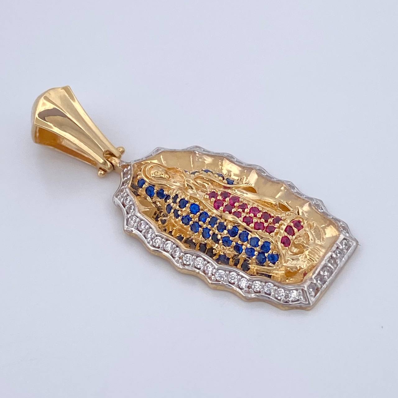 Dije Virgen de Guadalupe 5.4gr / 3.7cm / Oro 18K $