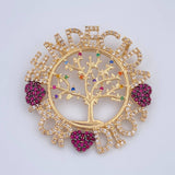 Dije Bendecida Por Dios 7.2gr / 3.5cm / Oro 18K $