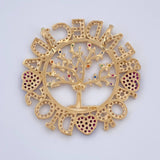 Dije Bendecida Por Dios 7.2gr / 3.5cm / Oro 18K $