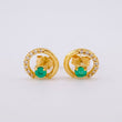 Topos Aro Parcial Esmeraldas 24pts - Diamantes 30pts 1.55gr / Oro 18K