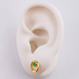 Topos Aro Parcial Esmeraldas 24pts - Diamantes 30pts 1.55gr / Oro 18K