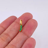 Dije Trinity Esmeraldas 13pts 0.65gr / 1.5cm / Oro 18K