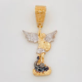 Dije San Miguel Arcángel 4.25g / 3.5cm Tres Oros 18K