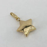 Dije Estrella 0.5gr / 1.9cm / Soplado Oro Amarillo $