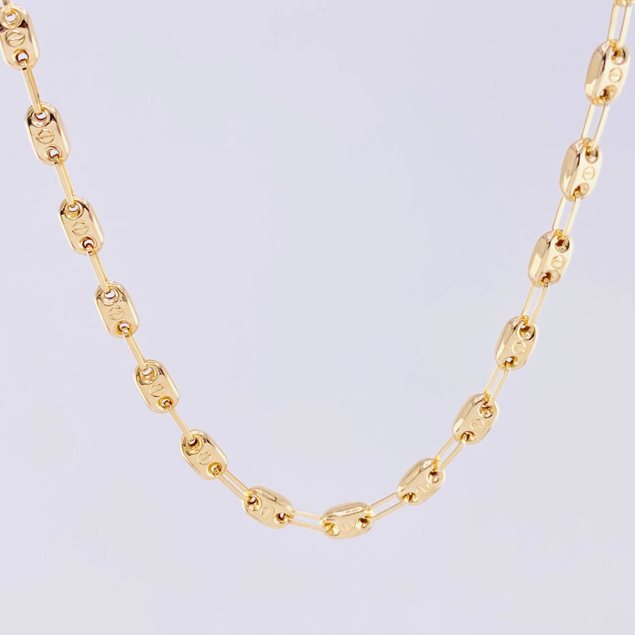 Cadena GC Rustica 7.85g / 50cm / 3.65mm Oro Amarillo 18K