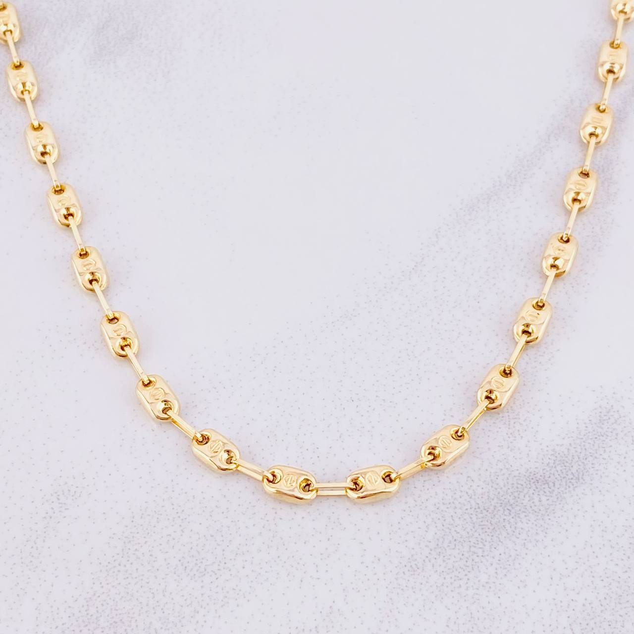 Cadena GC Rustica 7.85g / 50cm / 3.65mm Oro Amarillo 18K