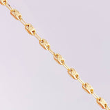 Cadena GC Rustica 7.85g / 50cm / 3.65mm Oro Amarillo 18K