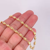 Cadena GC Rustica 7.85g / 50cm / 3.65mm Oro Amarillo 18K