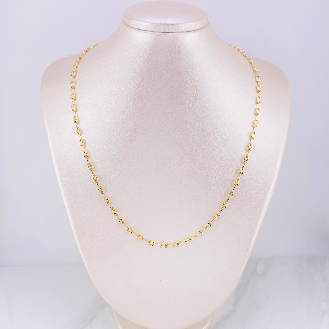 Cadena GC Rustica 7.85g / 50cm / 3.65mm Oro Amarillo 18K
