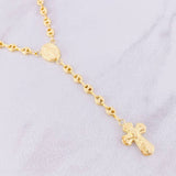 Rosario GC Virgen Milagrosa 7.3g / 50cm / 3.8mm Oro Amarillo 18K