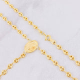 Rosario GC Virgen Milagrosa 7.35g / 50cm / 3.75mm Oro Amarillo 18K