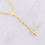 Rosario GC Virgen Milagrosa 6.45g / 55cm / 3.45mm Oro Amarillo 18K