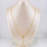 Rosario GC Virgen Milagrosa 6.45g / 55cm / 3.45mm Oro Amarillo 18K