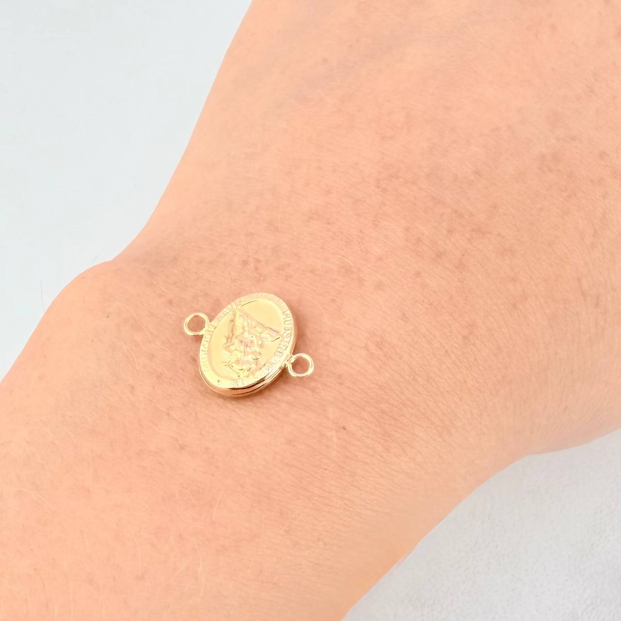 Herraje San Miguel Arcangel 0.5g / 1.5cm Oro Amarillo 18K