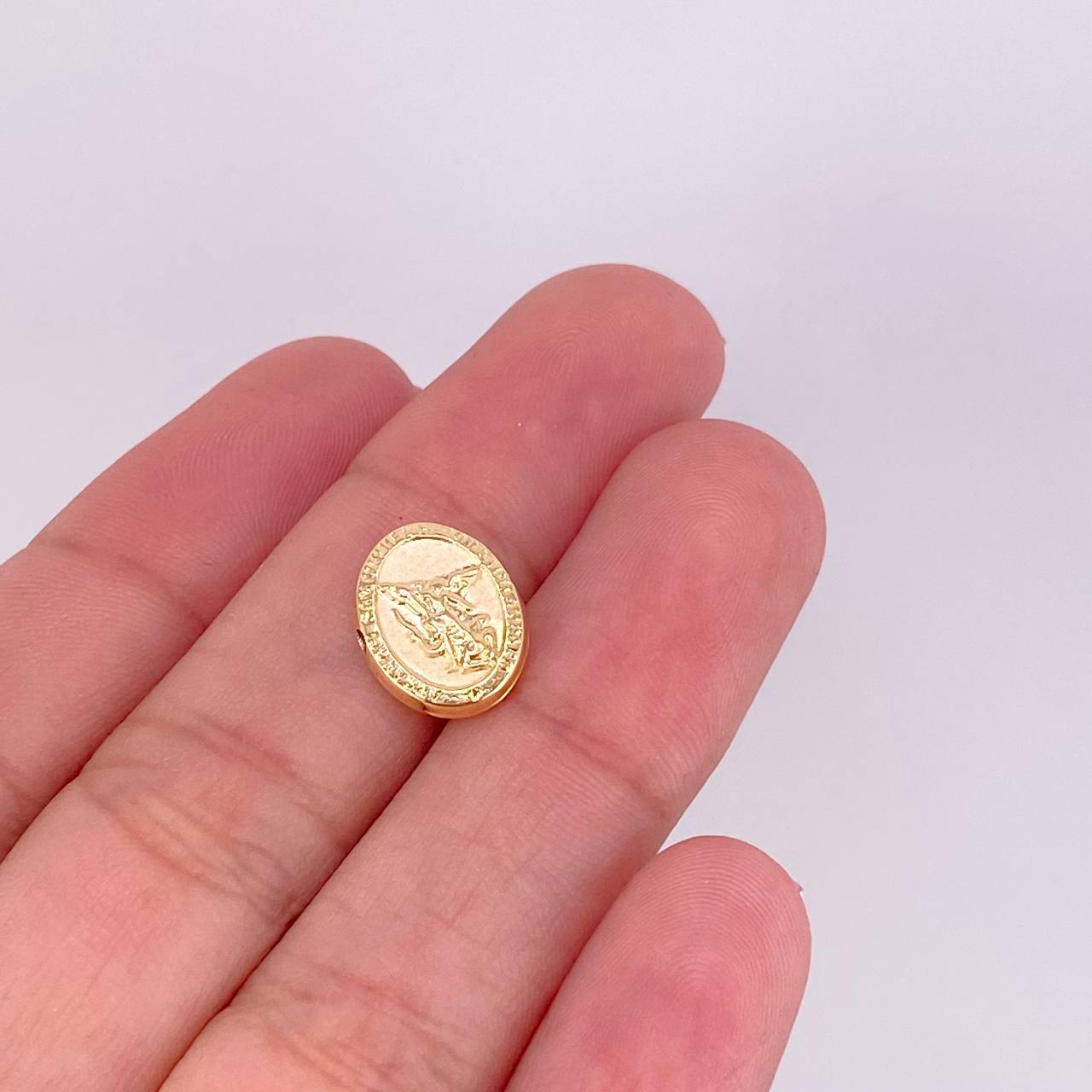Herraje San Miguel Arcangel 0.4g / 1 cm Oro Amarillo 18K