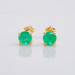 Topos 4 Garras Esmeraldas 50pts 1g / 4.35mm Oro Amarillo 18K