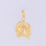Dije Herradura Caballo 1.1g / 2.4cm Oro Amarillo 18K
