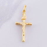 Dije Cruz Cristo 0.85g / 3.4cm Oro Amarillo 18K