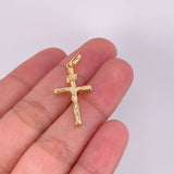 Dije Cruz Cristo 0.85g / 3.3cm Oro Amarillo 18K