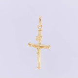 Dije Cruz Cristo 0.85g / 3.4cm Oro Amarillo 18K