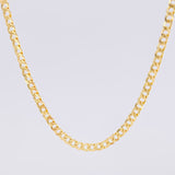 Cadena Cubana 7.35g / 60cm / 3.4mm Oro Amarillo 18K