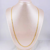 Cadena Cubana 7.35g / 60cm / 3.4mm Oro Amarillo 18K