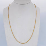 Cadena Lazo 0.9gr / 50.1cm / 1mm Oro Amarillo +3 18K &