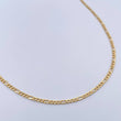 Cadena Figaro 3.8gr / 60.7cm / 2.1mm Oro Amarillo +0 18K &