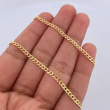 Cadena Cubana 4.15gr / 61.4cm / 2mm Oro Amarillo +0 18K &