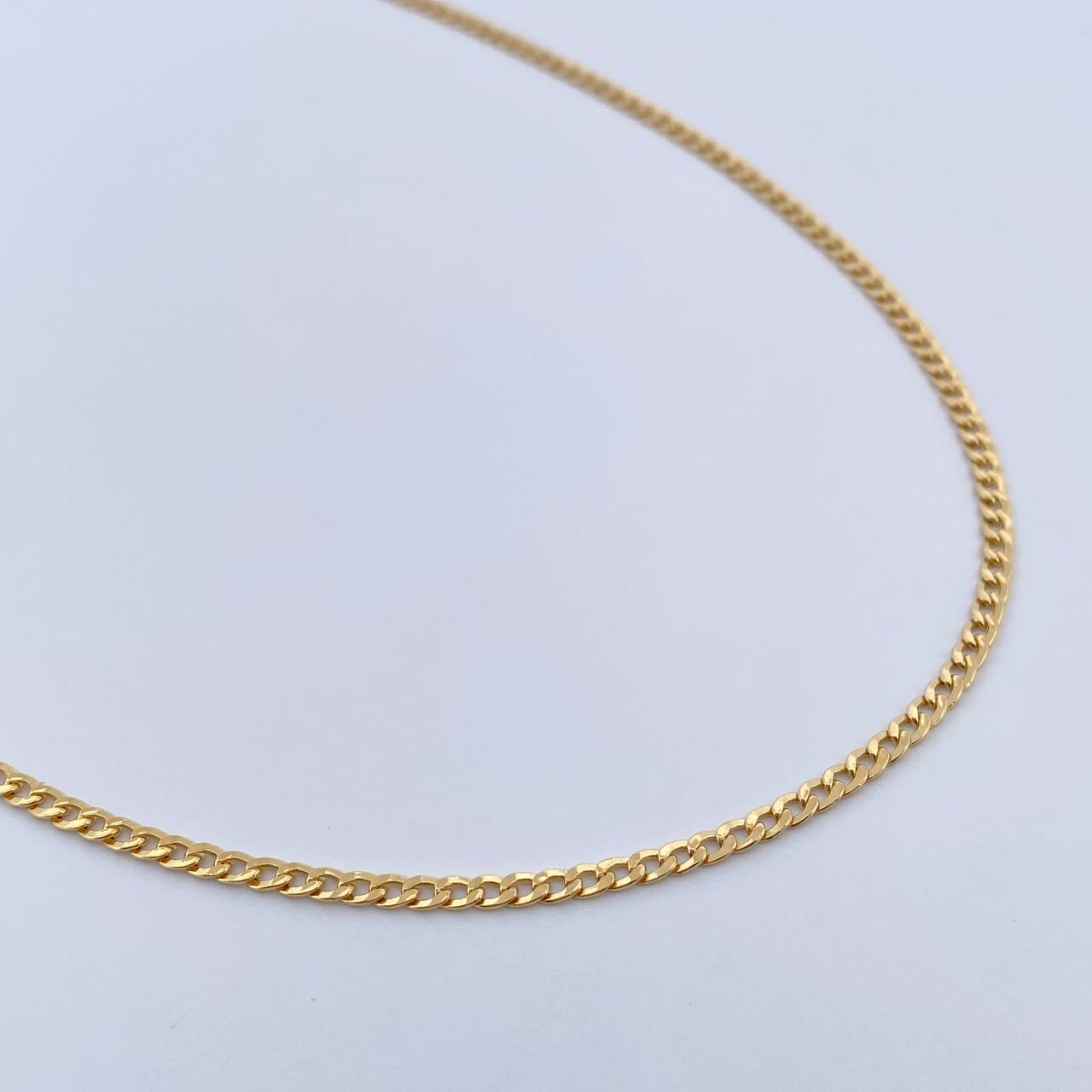 Cadena Cubana 4.15gr / 61.4cm / 2mm Oro Amarillo +0 18K &