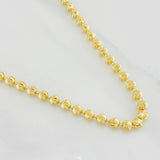 Cadena Militar Media Luna 29.8g / 63cm / 5mm Oro Amarillo 18K