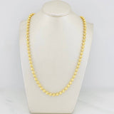 Cadena Militar Media Luna 29.8g / 63cm / 5mm Oro Amarillo 18K