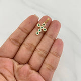 Dije Cruz Tupida 1.45g / 2.5cm Oro Amarillo 18K
