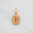 Dije Virgen Guadalupe 1.3g / 2cm Oro Rosa 18K