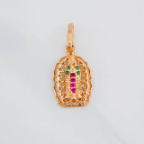 Dije Virgen de Guadalupe 1.4g / 2.1cm Oro Rosa 18K