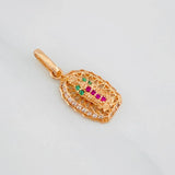 Dije Virgen de Guadalupe 1.4g / 2.1cm Oro Rosa 18K