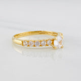 Anillo Solitario Churumbela 1.9g / T7 Oro Amarillo 18K