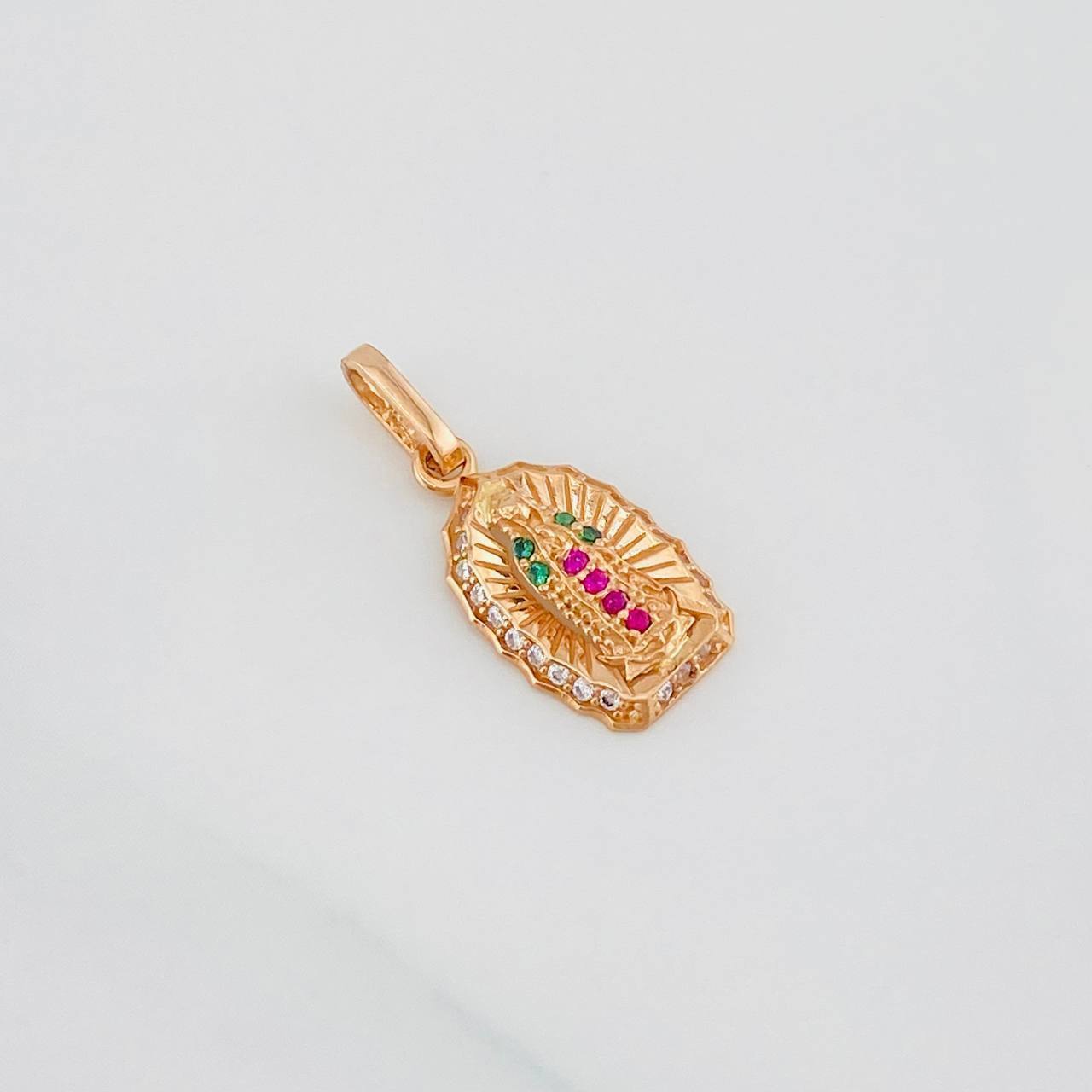 Dije Virgen Guadalupe 1.35g / 2cm Oro Rosa 18K