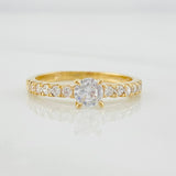 Anillo Solitario Churumbela 2.1g / T6 3/4 Oro Amarillo 18K
