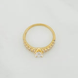 Anillo Solitario Churumbela 2.1g / T6 3/4 Oro Amarillo 18K