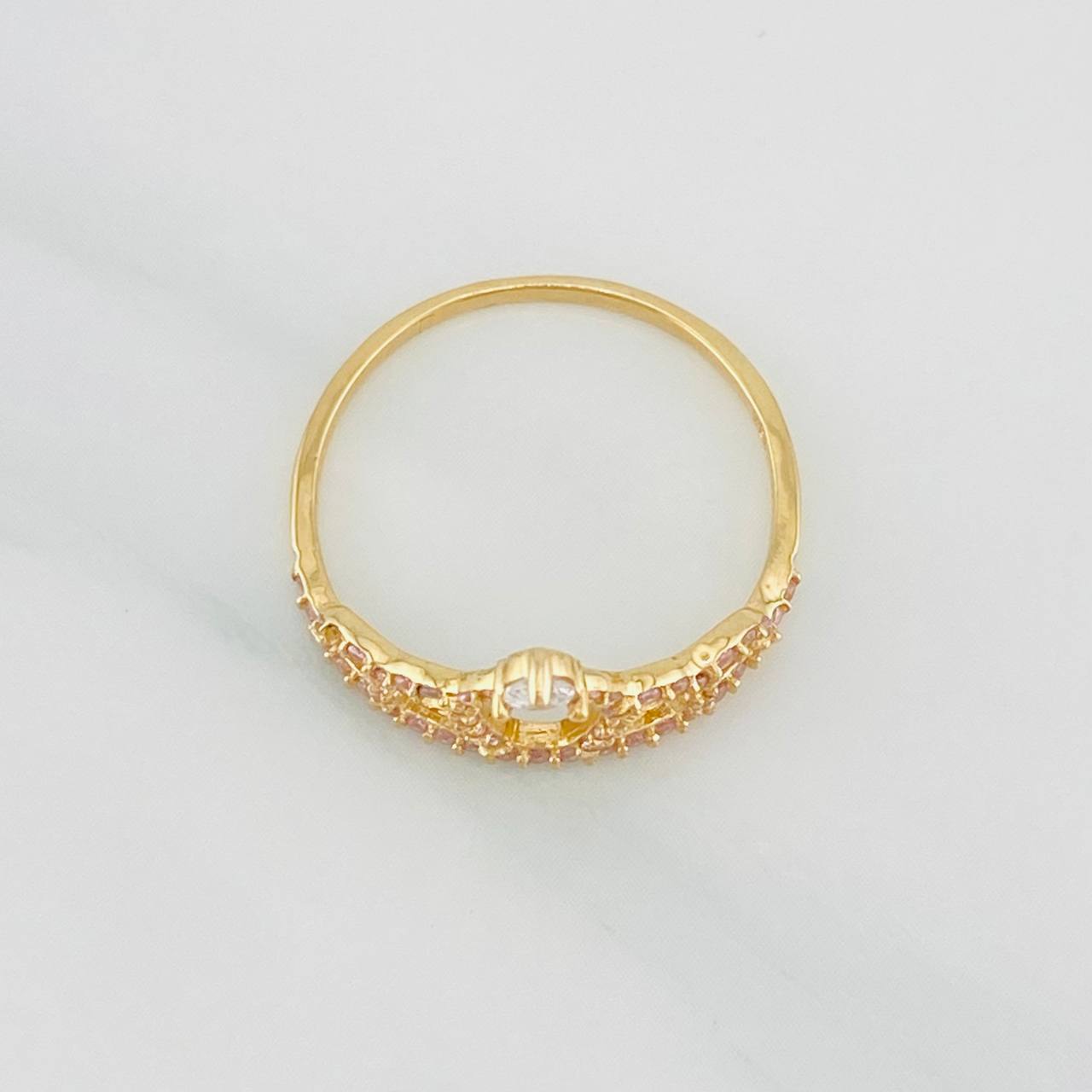 Anillo Corona 1.85g / T7 1/4 Oro Amarillo 18K
