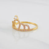 Anillo Corona 1.85g / T7 1/4 Oro Amarillo 18K