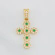 Dije Cruz Tupida 2g / 2.7cm Oro Amarillo 18K