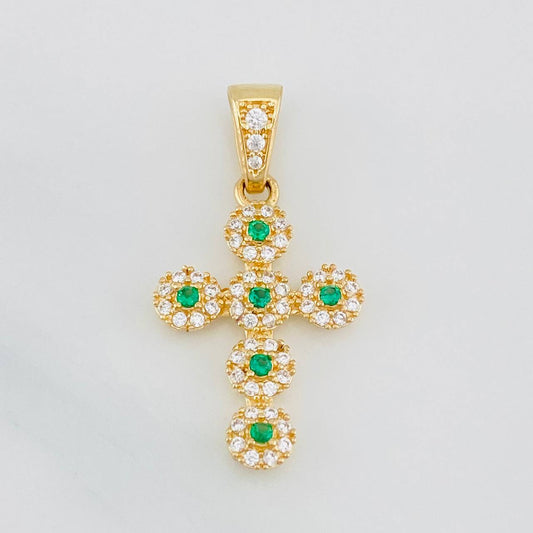 Dije Cruz Tupida 2g / 2.7cm Oro Amarillo 18K