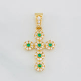 Dije Cruz Tupida 2g / 2.7cm Oro Amarillo 18K
