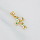 Dije Cruz Tupida 2g / 2.7cm Oro Amarillo 18K