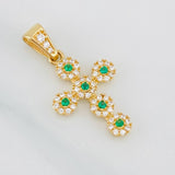 Dije Cruz Tupida 2g / 2.7cm Oro Amarillo 18K