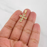 Dije Cruz Tupida 2g / 2.7cm Oro Amarillo 18K