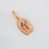 Dije Virgen Guadalupe 1.3g / 2cm Oro Rosa 18K